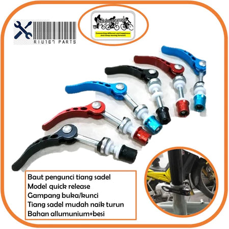 Baut Pengunci Tiang Sadel Quick Release RIU167