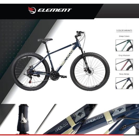 Sepeda Gunung Element Coyote 21 speed - Disc brake - MTB Untuk remaja sampai Dewasa