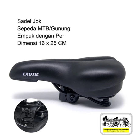 Exotic Sadel Sepeda Suspension Spring Per Empuk
